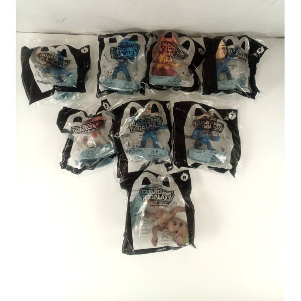 McDonald’s 2023 Guardians Of The Galaxy Vol. 3 Complete Set Of 8